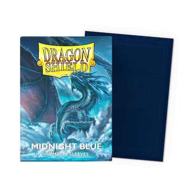 Dragon Shield Standard Matte Sleeves: Midnight Blue (100ct.)