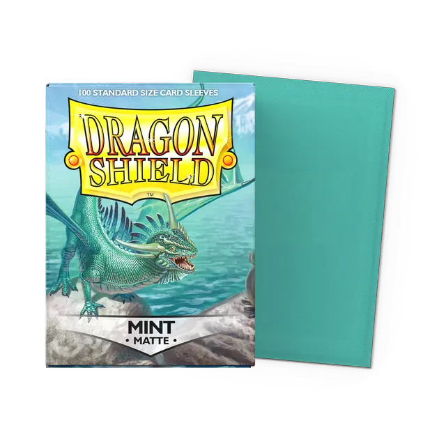 Dragon Shield Standard Matte Sleeves: Mint (100ct.)