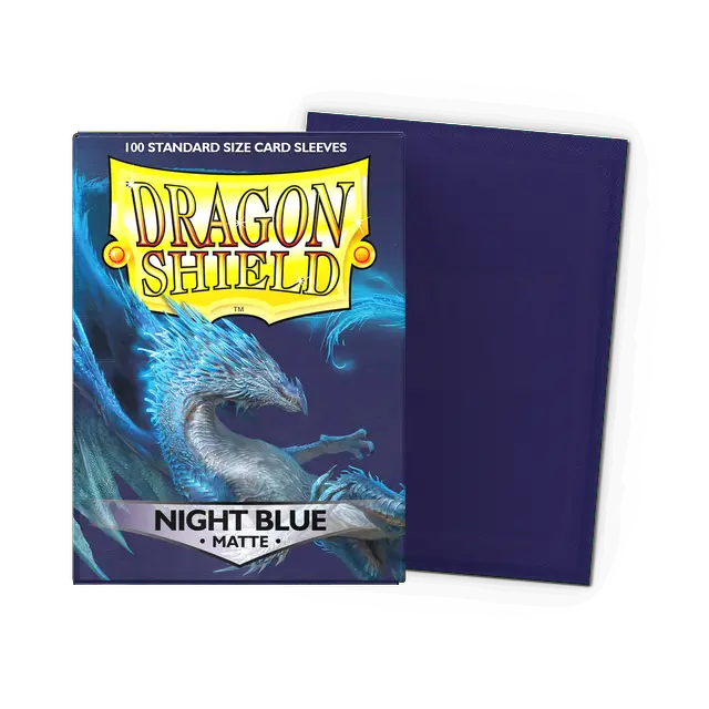 Dragon Shield Standard Matte Sleeves: Night Blue (100ct.)