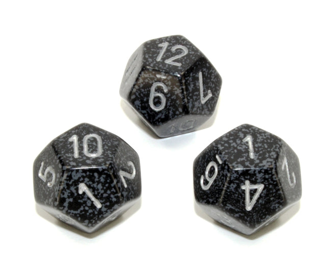 Chessex Polyhedral Dice Set: Speckled (Ninja)