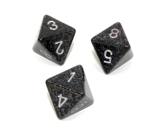 Chessex Polyhedral Dice Set: Speckled (Ninja)