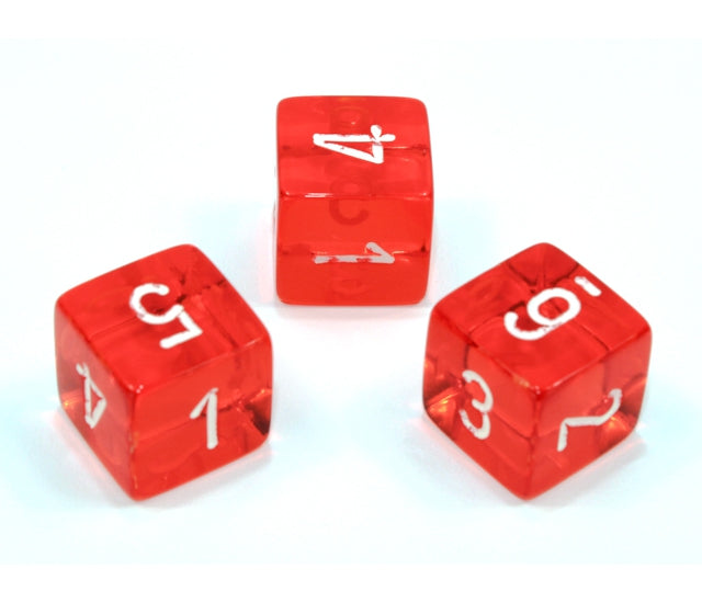 Chessex Polyhedral Dice Set: Translucent (Orange/White)