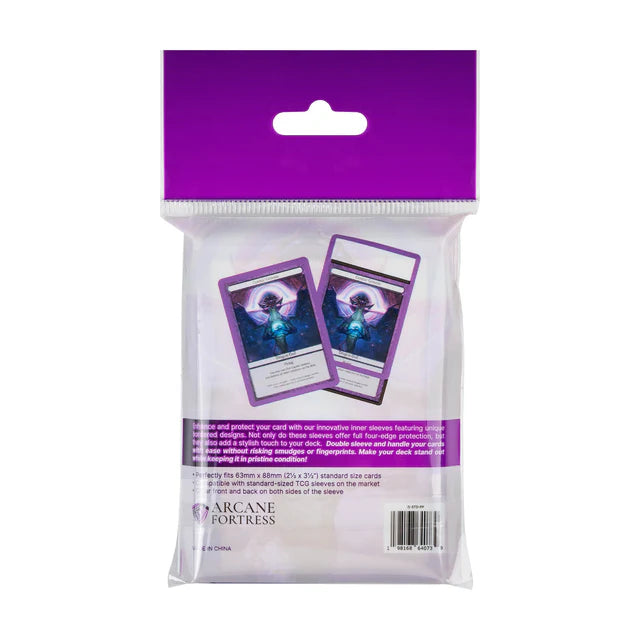 Arcane Fortress Synergy Inner Card Sleeves: Standard - Phantom Purple (105ct)