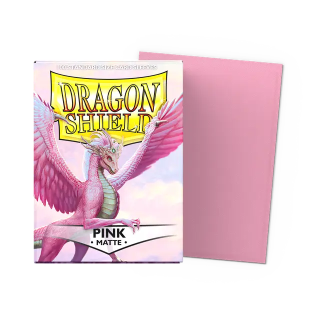 Dragon Shield Standard Matte Sleeves: Pink (100ct.)