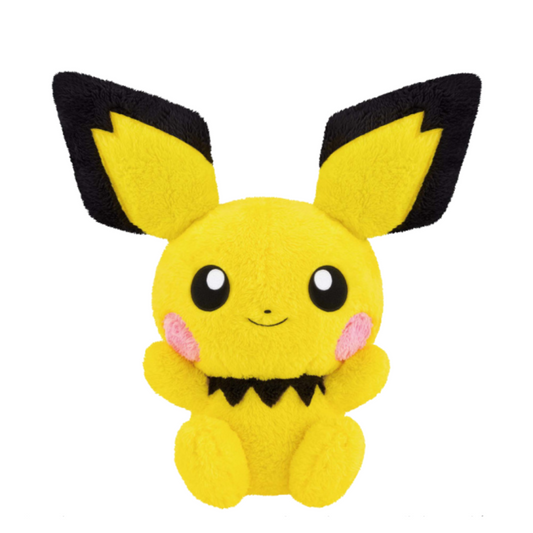 Banpresto Pokemon Mecha Mofu Gutto Relaxing Pichu Plush