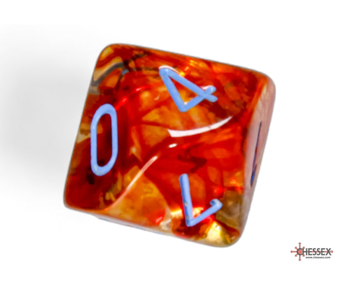 Chessex Polyhedral Dice Set: Nebula Luminary (Primary/Blue)