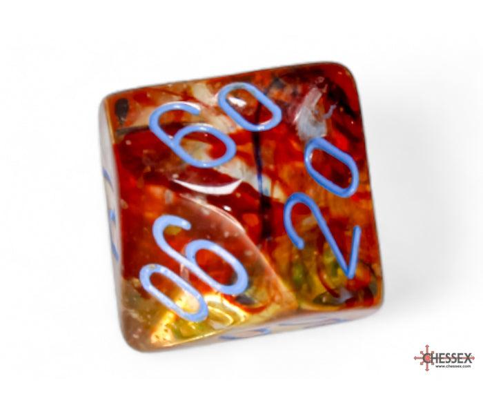 Chessex Polyhedral Dice Set: Nebula Luminary (Primary/Blue)