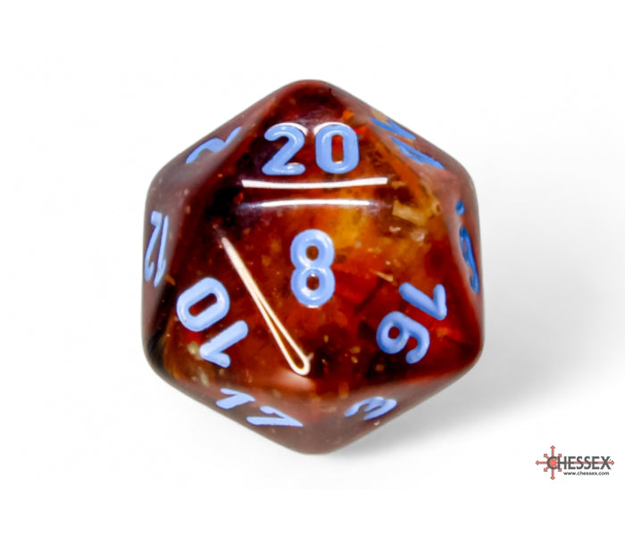 Chessex Polyhedral Dice Set: Nebula Luminary (Primary/Blue)