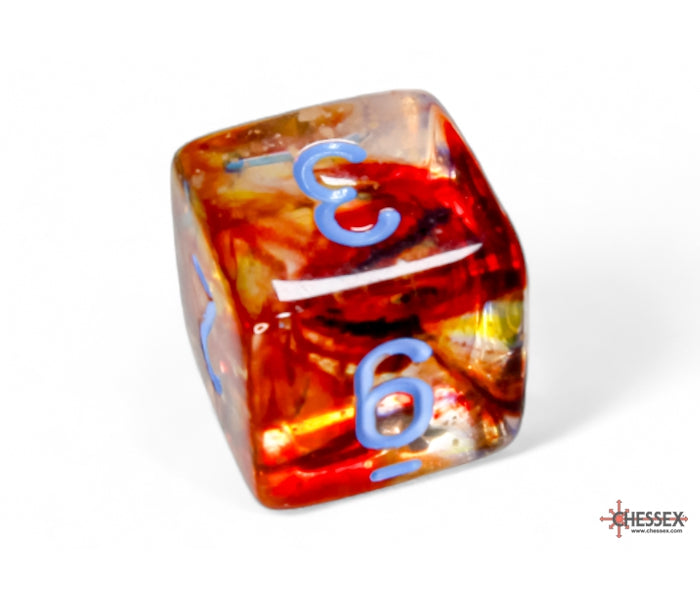 Chessex Polyhedral Dice Set: Nebula Luminary (Primary/Blue)