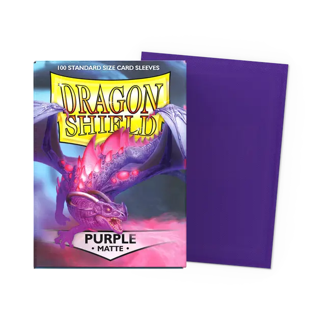 Dragon Shield Standard Matte Sleeves: Purple (100ct.)