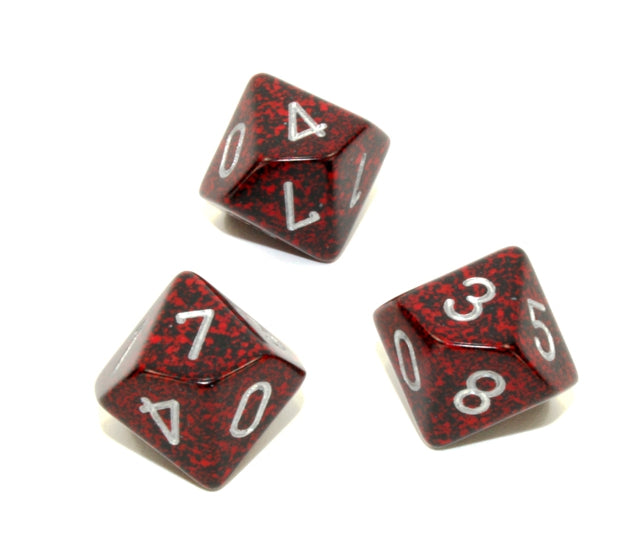 Chessex Polyhedral Dice Set: Speckled (Silver Volcano)