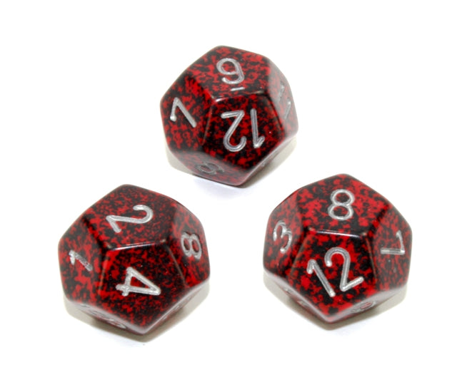 Chessex Polyhedral Dice Set: Speckled (Silver Volcano)