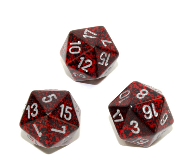 Chessex Polyhedral Dice Set: Speckled (Silver Volcano)