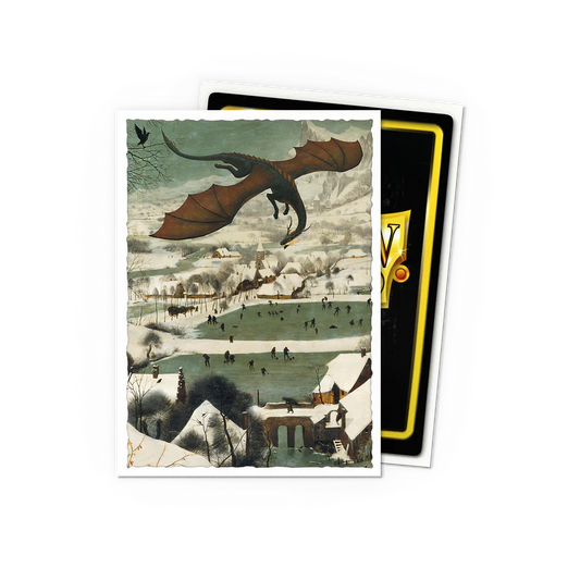 Dragon Shield Standard Brushed Art Sleeves - Hunters in the Snow