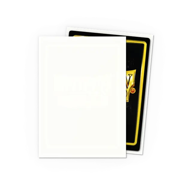 Dragon Shield Standard Matte Sleeves: White (100ct.)