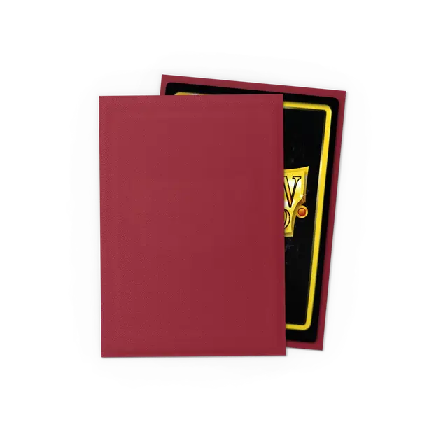 Dragon Shield Japanese Matte Sleeves: Blood Red (60)