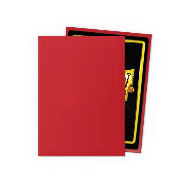 Dragon Shield Standard Matte Sleeves: Crimson (100ct.)