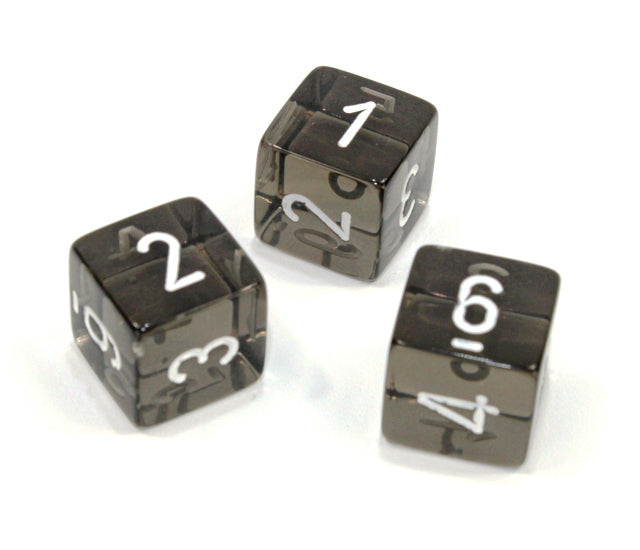 Chessex Polyhedral Dice Set: Translucent (Smoke/White)