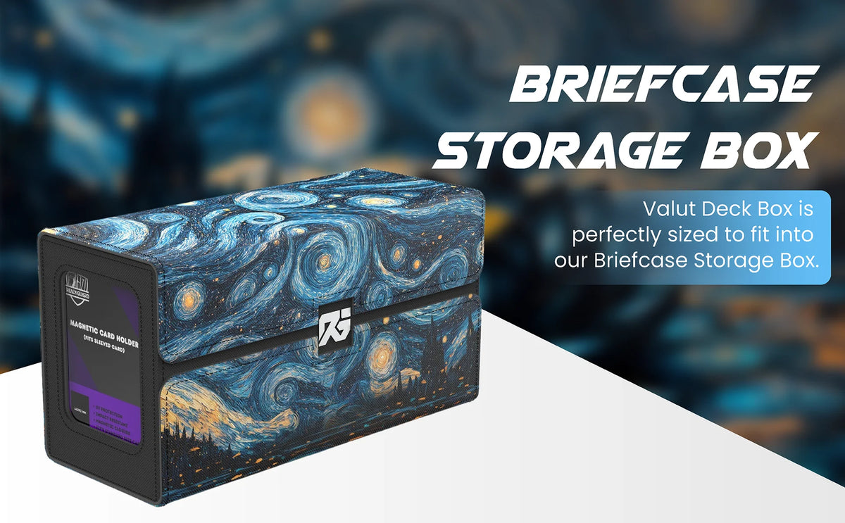 Realm Guard Dual Deck Box: Starry Black Lotus