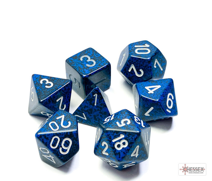 Chessex Polyhedral Dice Set: Speckled (Stealth)