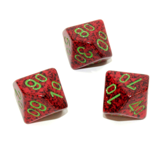 Chessex Polyhedral Dice Set: Speckled (Strawberry)