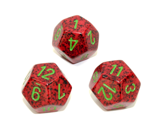 Chessex Polyhedral Dice Set: Speckled (Strawberry)