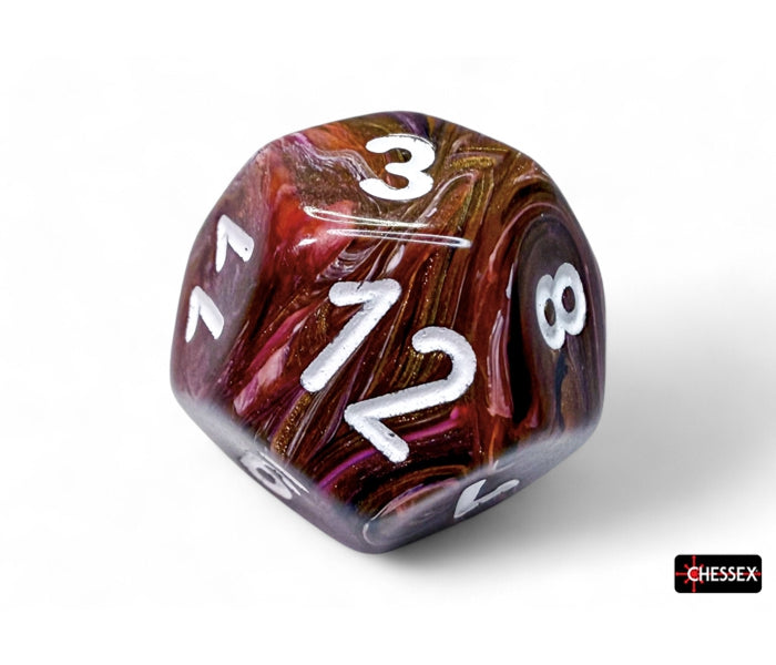 Chessex Polyhedral Dice Set: Festive (Symphony/White)