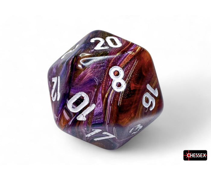 Chessex Polyhedral Dice Set: Festive (Symphony/White)