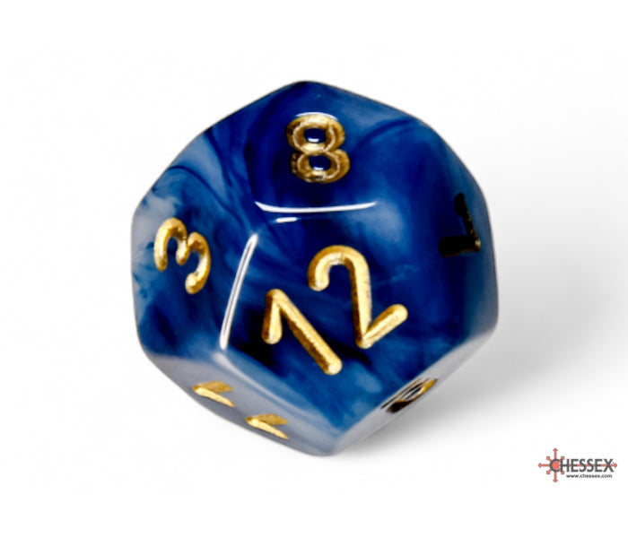 Chessex Polyhedral Dice Set: Phantom (Teal/Gold)