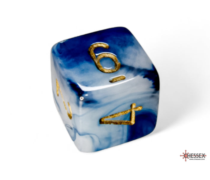 Chessex Polyhedral Dice Set: Phantom (Teal/Gold)