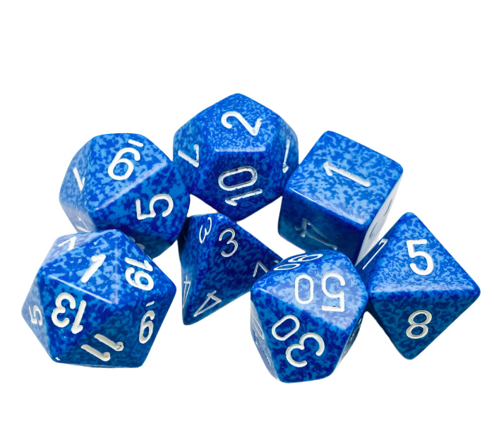 Chessex Polyhedral Dice Set: Speckled (Water)