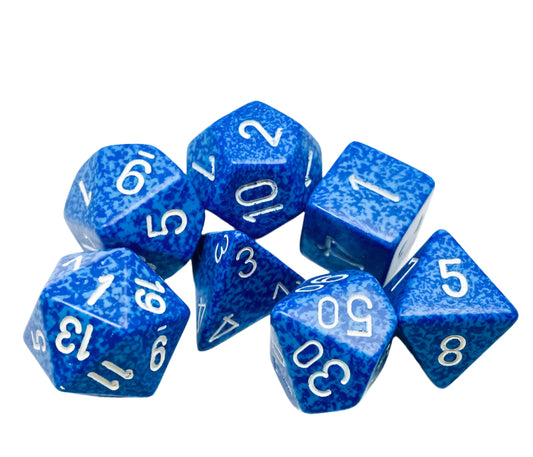 Chessex Polyhedral Dice Set: Speckled (Water)
