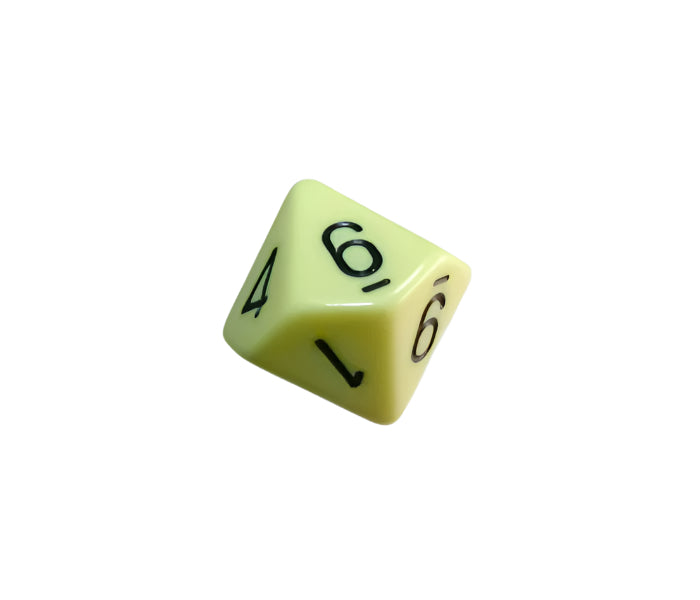 Chessex Polyhedral Dice Set: Opaque (Pastel Yellow/Black)
