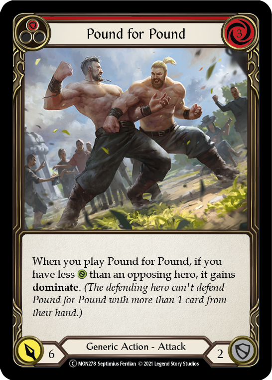Pound for Pound (Red) [U-MON278] Unlimited Edition Normal