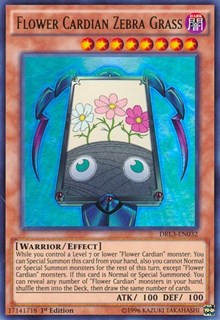 Flower Cardian Zebra Grass [DRL3-EN032] Ultra Rare