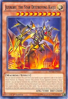 Jizukiru, the Star Destroying Kaiju [MP16-EN235] Rare