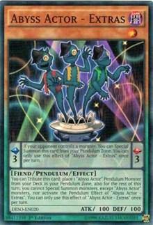 Abyss Actor - Extras [DESO-EN020] Super Rare - Board Wipe