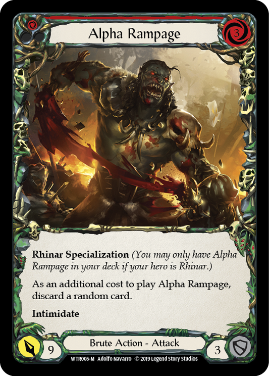 Alpha Rampage [WTR006-M] Alpha Print Normal