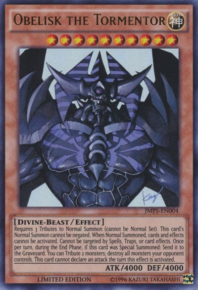Obelisk the Tormentor (JMPS-EN004) [JMPS-EN004] Ultra Rare