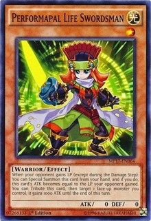 Performapal Life Swordsman [MP17-EN064] Common