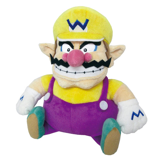Little Buddy Super Mario All Star Collection Wario Plush, 10"