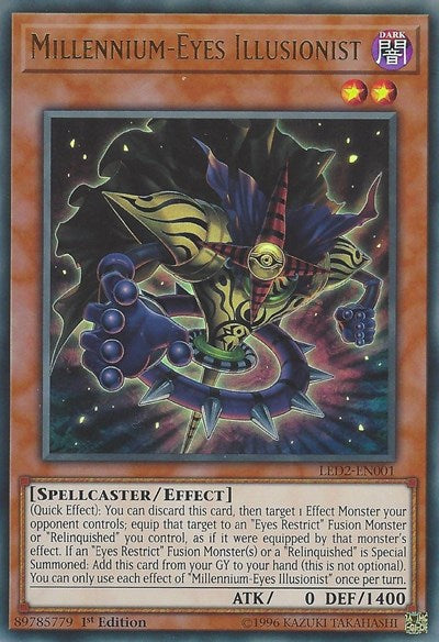 Millennium-Eyes Illusionist [LED2-EN001] Ultra Rare