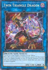 Twin Triangle Dragon (Starfoil) [SP18-EN036] Starfoil Rare