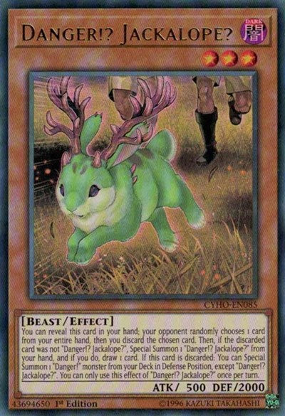 Danger!? Jackalope? [CYHO-EN085] Ultra Rare