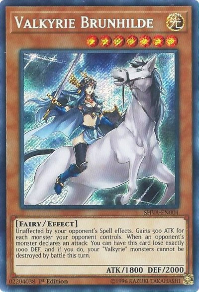 Valkyrie Brunhilde [SHVA-EN004] Secret Rare