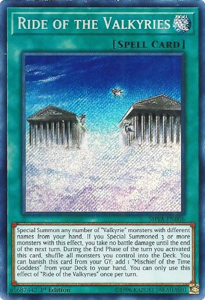 Ride of the Valkyries [SHVA-EN006] Secret Rare
