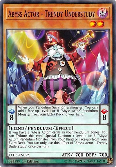 Abyss Actor - Trendy Understudy [LED3-EN052] Common - Board Wipe