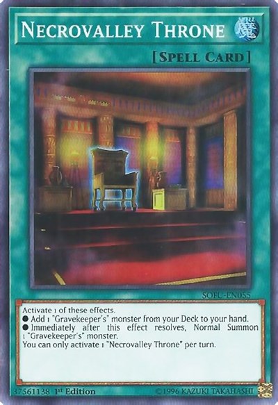 Necrovalley Throne [SOFU-EN055] Super Rare