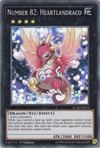 Number 82: Heartlandraco [AC18-EN011] Super Rare