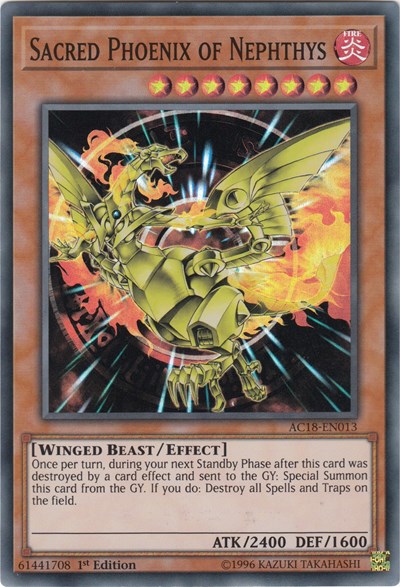 Sacred Phoenix of Nephthys [AC18-EN013] Super Rare